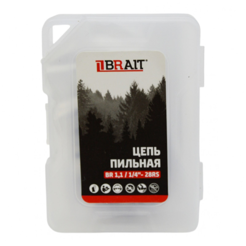 Цепь пильная Brait BR 1,1 -1,4-28RS 01.06.127.019 ( 4 дюйма , футляр ) в Кинешме