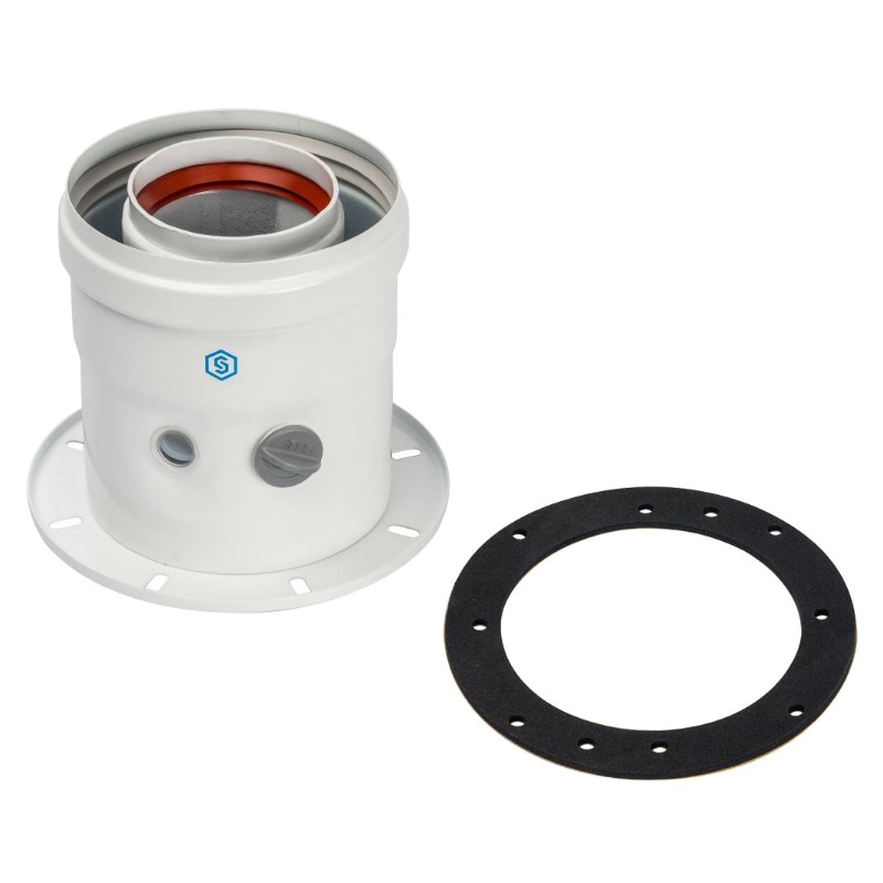 Адаптер для котла вертикальный коаксиальный Stout SCA-6010-240100 DN60/100 в Ярославле