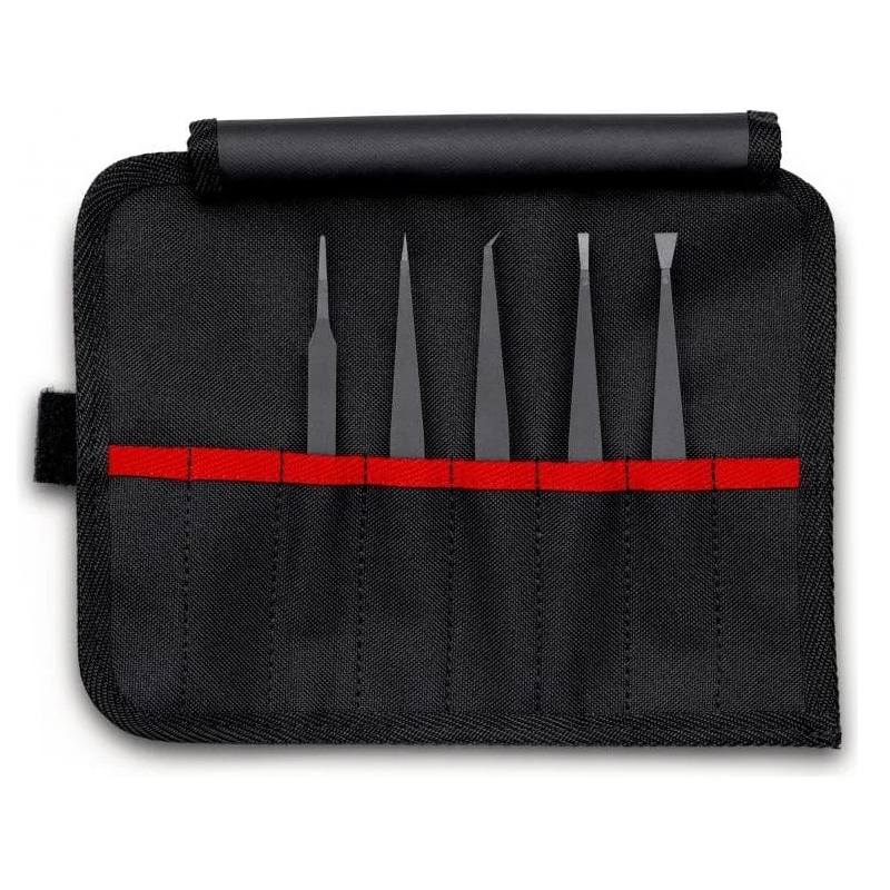 Набор пинцетов углепластиковых Knipex KN-920005ESD, 5 предметов, KN-920901/02/03/04/05ESD в Муроме