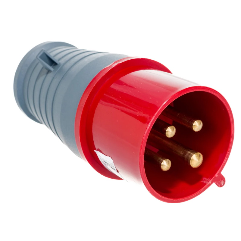 Вилка кабельная переносная IEK 024 PSR02-032-4, 32А, 3P+E, 380В, IP44  в Угличе