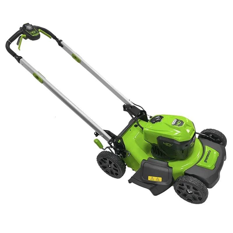 Газонокосилка аккумуляторная Greenworks GD40LM48SP 2517407UH, 40V, 48 см, самоходная, бесщеточная, c 1хАКБ 8 Ач и ЗУ в Твери