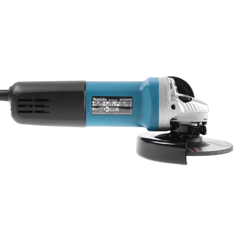 Угловая шлифмашина (болгарка) Makita 9558HNZ, 125 мм, 840 Вт