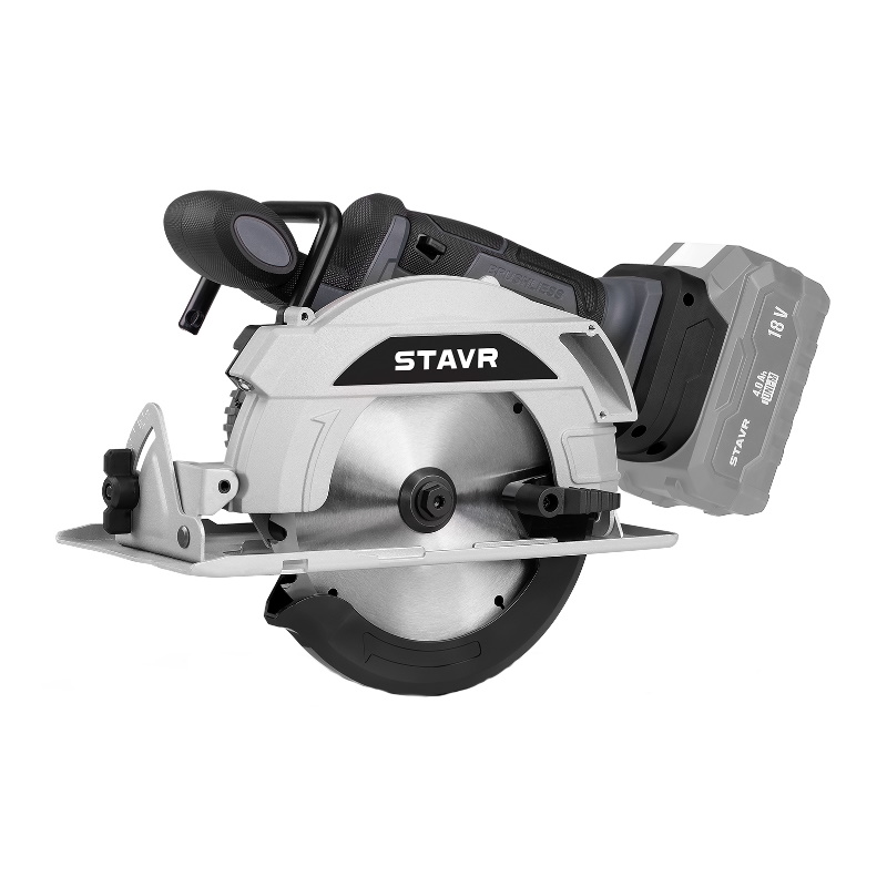 Пила дисковая аккумуляторная Stavr SCW 18BL-165 18V UNI-M 9021000076, 165мм, BL, диск 165х20мм, без АКБ и ЗУ, диск, упор в Муроме