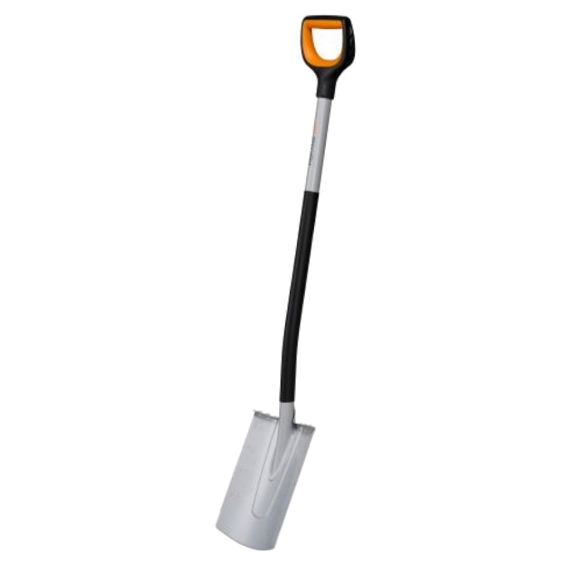 Лопата штыковая Fiskars Xact 1066730, с закругленным лезвием в Туле