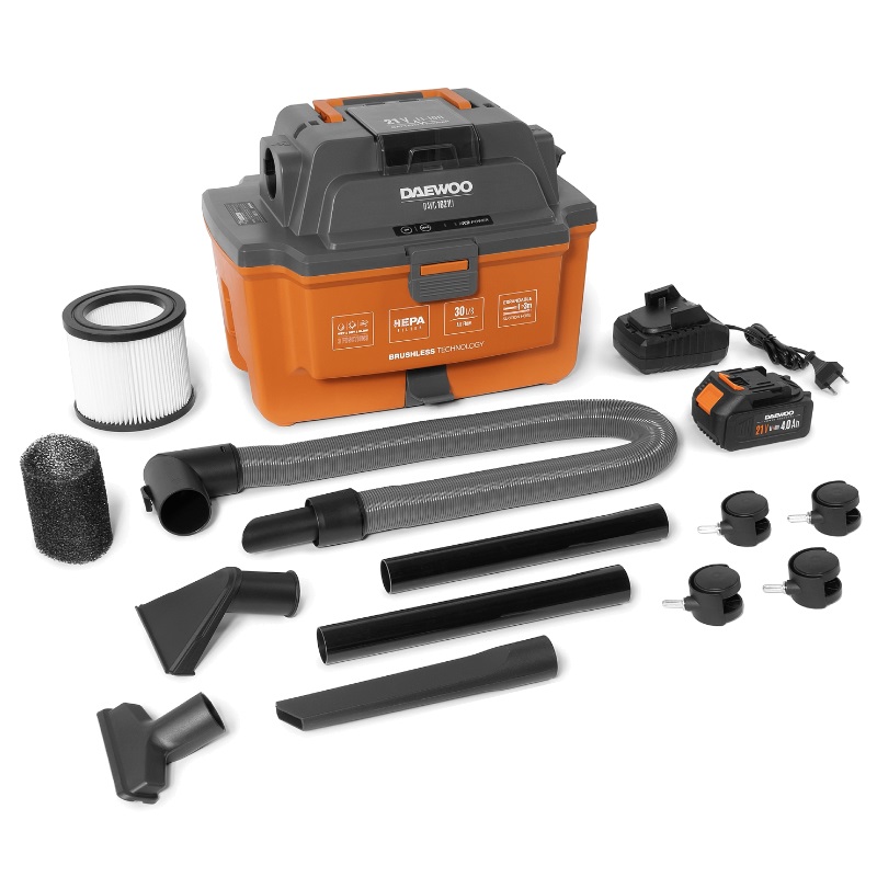 Пылесос аккумуляторный Daewoo DAVC 1621Li SET