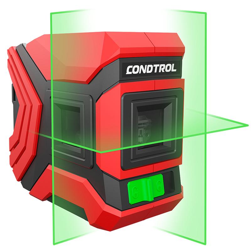 Лазерный нивелир Condtrol GFX300 1-2-220 (погрешность 0.3 мм/м, дальность измерения без приемника до 20 м)