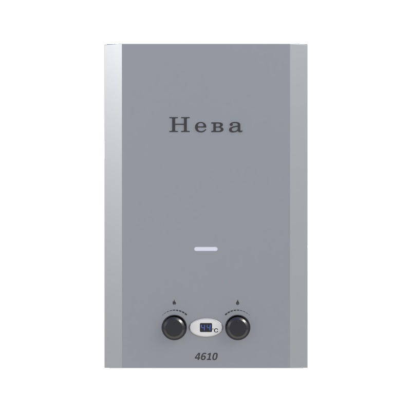 Газовый проточный водонагреватель Neva 4610 (белый алюминий)