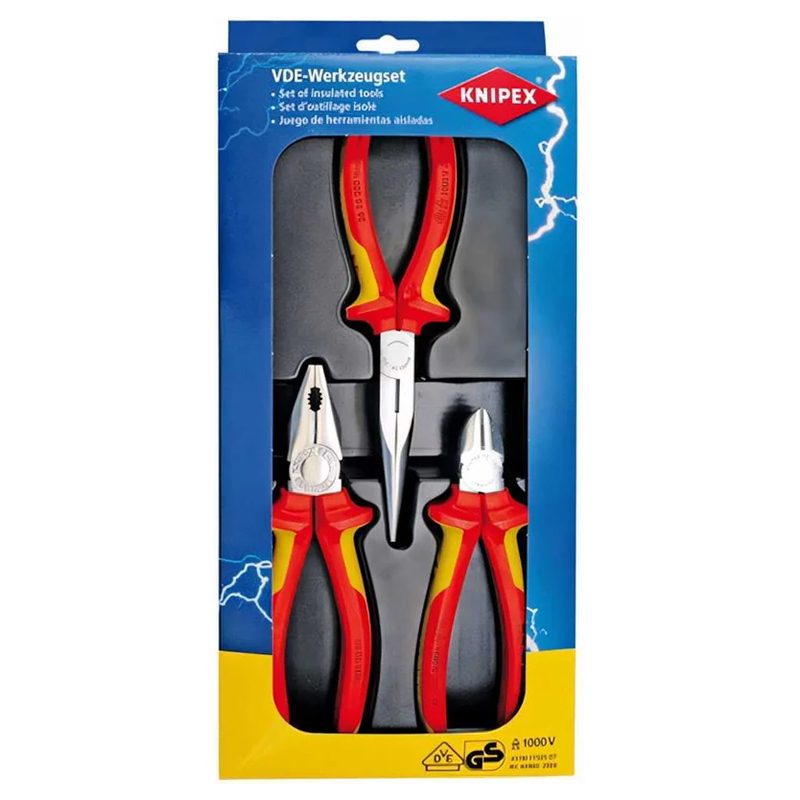 Набор ШГИ VDE Knipex KN-002012 в ложементе 3 предмета в Иваново