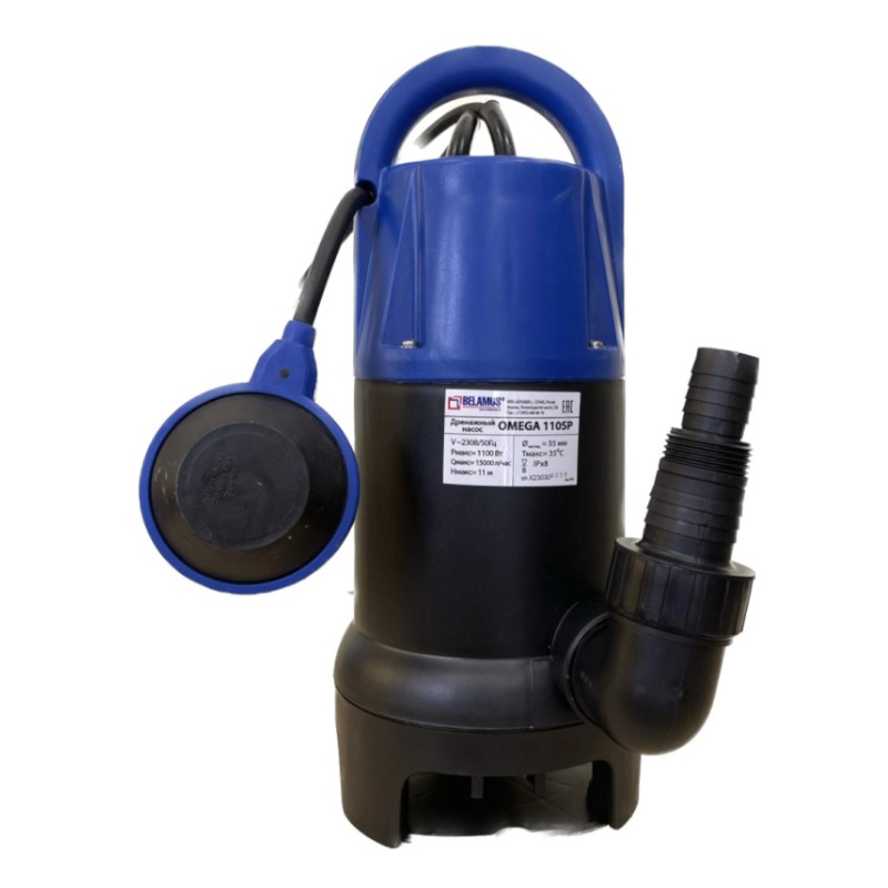 Насос погружной Belamos Omega 110 SP 250 лм Н 11м кабель 6 м 4174₽