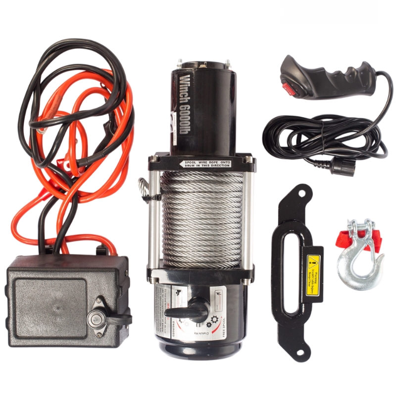 Лебедка автомобильная TOR P6000 114603, 12 V, 2948 кг/20 м