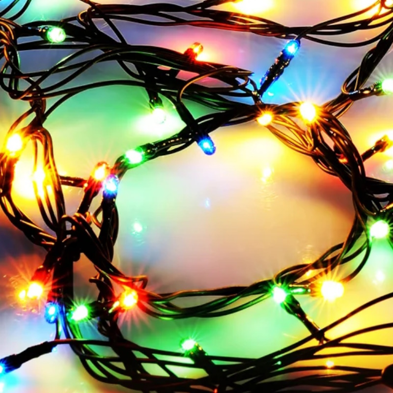 Гирлянда светодиодная Космос KOC_GIR50LED_RGB 476080, 50LED, 6.5м, 8 режимов в Муроме