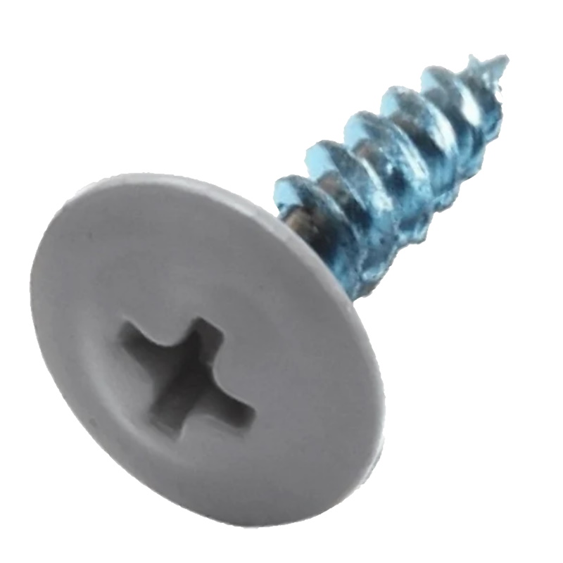 Саморез Starfix SMC1-39631-500, 4.2х16 мм, с прессшайбой, цинк, острый, RAL 7024, 500 шт. в Коврове