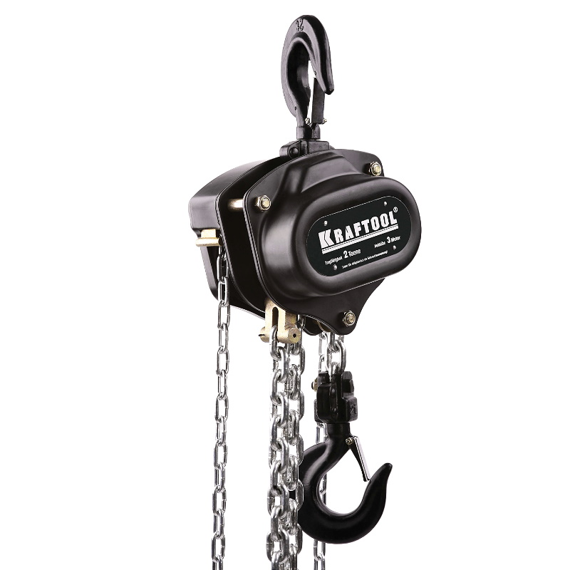 Таль Kraftool 43087-2, 2 т, 3 м, ручная цепная шестеренная в Иваново