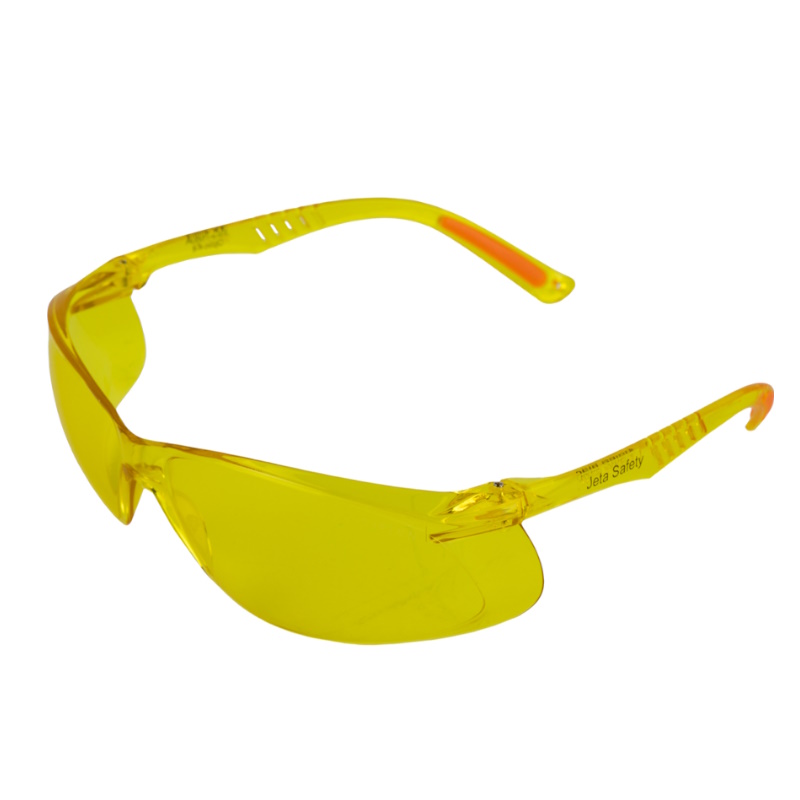 Очки защитные открытого типа Jeta Safety JSG-7680A Optic-Fit, янтарные линзы от запотевания и царапин в Костроме