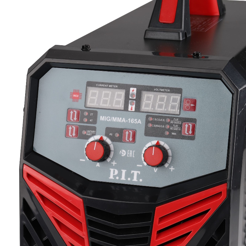 Сварочный полуавтомат PIT PMIG165-С2 48 кВт 165А ПВ-60 MMA 16-40мм MIG 08-10мм