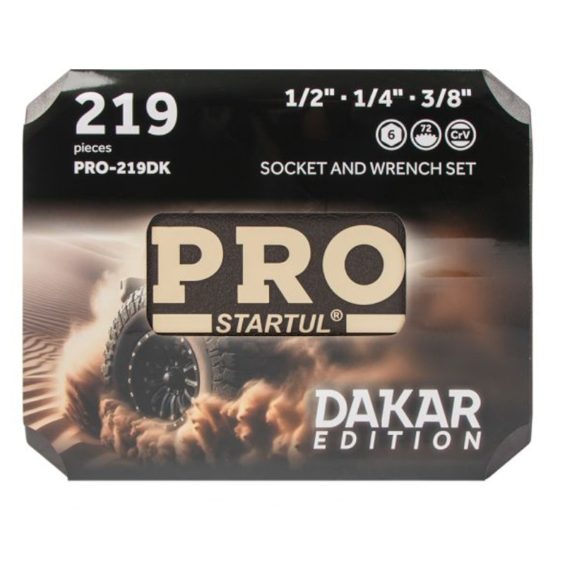Набор головок и ключей Startul PRO DAKAR PRO-219DK, 1/4",3/8",1/2", 219 предметов в Переславле