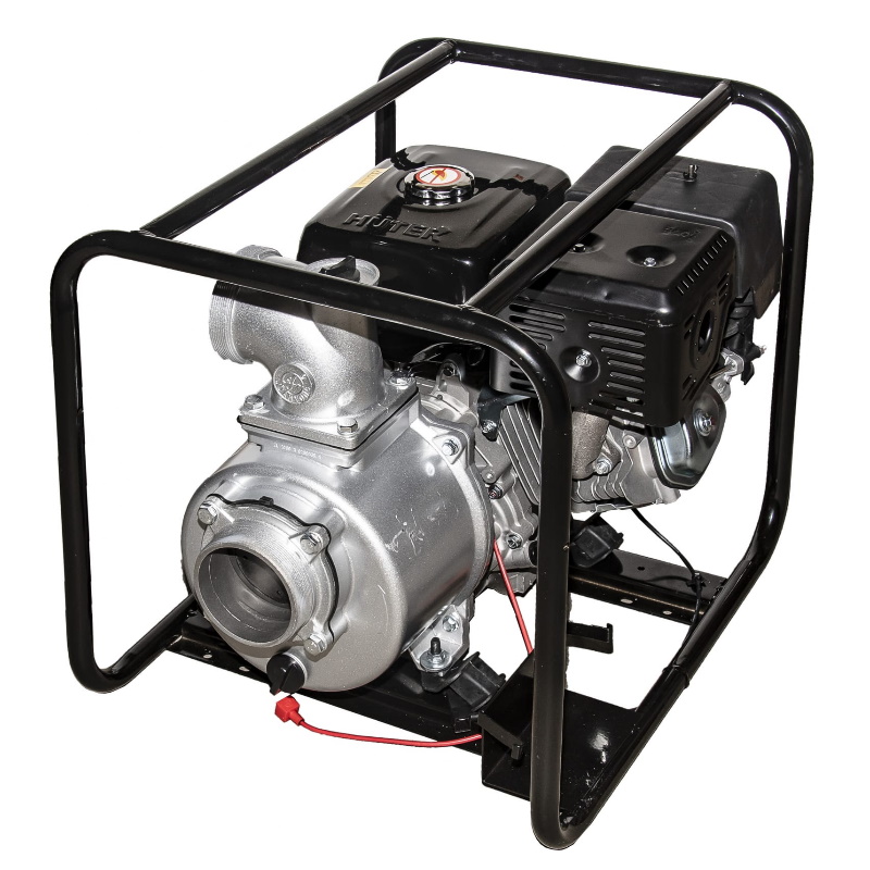 Бензиновая мотопомпа для грязной воды Huter MPD-100, 70/11/6 (производительность 1800 л/мин, высота 32 м, глубина всасывания 8 м)