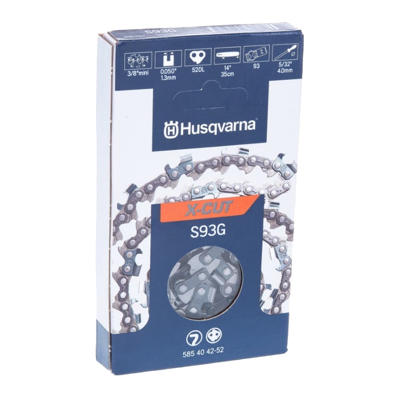 Цепь для бензопилы Husqvarna X-Cut S93G 5854042-52 mini (14", шаг 3/8", 52 звена)