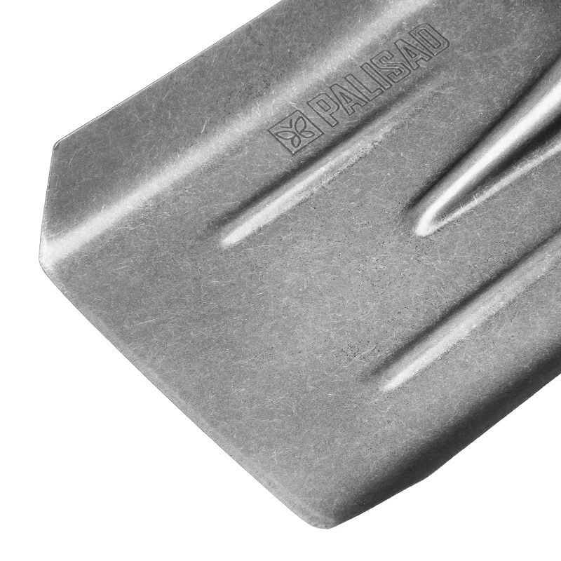 Лопата совковая Palisad LUXE 61325, 230х275, ребра жесткости, рессорная сталь, 0,9 кг, без черенка