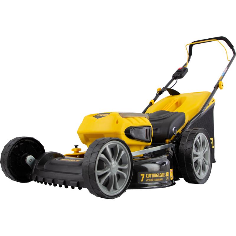 Газонокосилка аккумуляторная с двумя аккумуляторами Denzel RLM450-36 58910 в Муроме