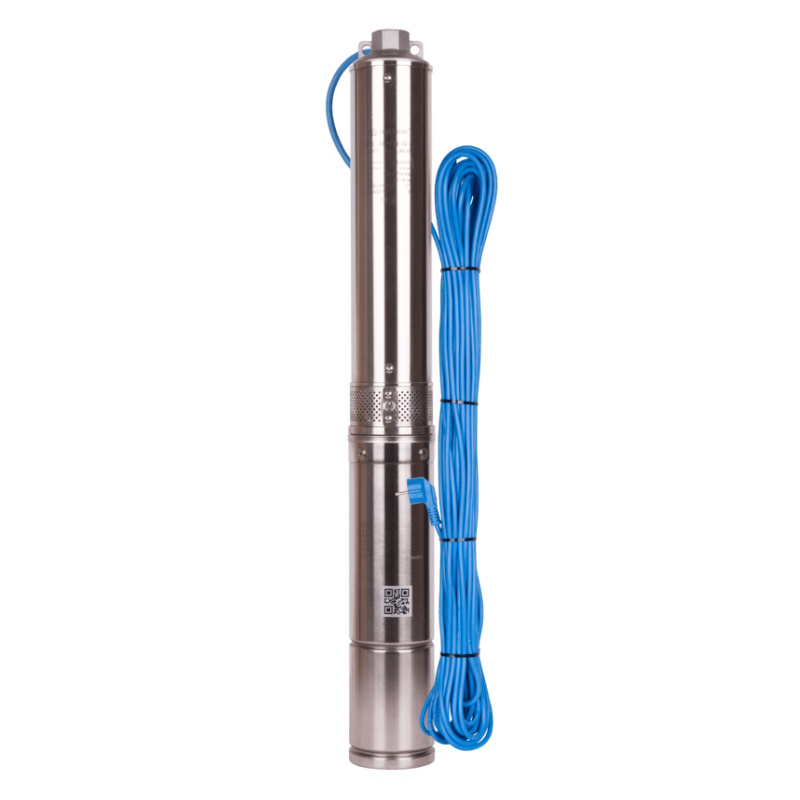 Насос скважинный Aquario ASP1.8E-40-90 3244, с встроенным конденсатором, кабель 40 м в Угличе