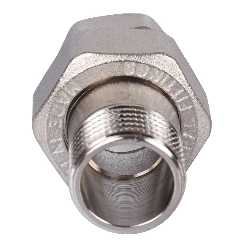 Американка Stout SFT-0045-000012 ВН, 1/2”, никелированное, уплотнение под гайкой по плоскости