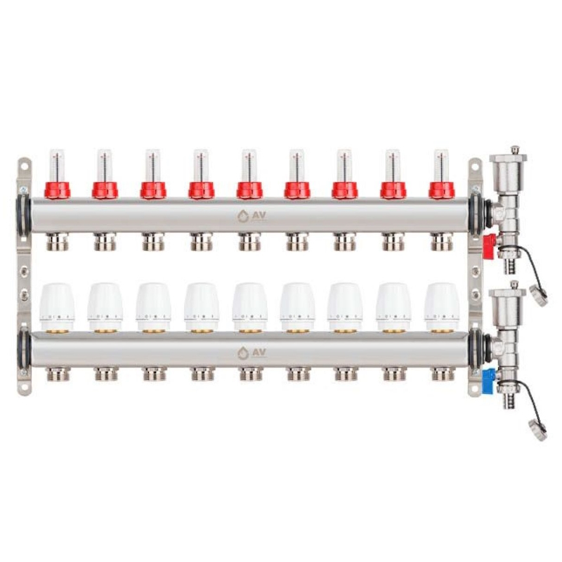 AV Engineering Коллекторная группа AVE136 AVE13600109 9 выходов 13111₽