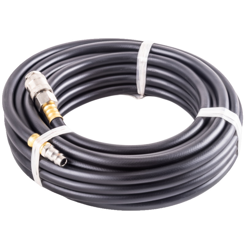 Резиновый маслостойкий воздушный шланг FoxWeld AERO 6505, с фитингами, Rapid, 20 бар, 12х6 мм, 10 м в Иваново