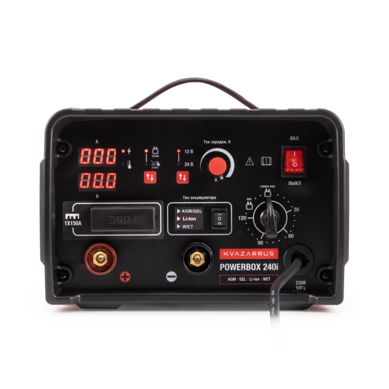 Инверторное пуско-зарядное устройство Kvazarrus PowerBox 240i, таймер, 8757 в Ярославле