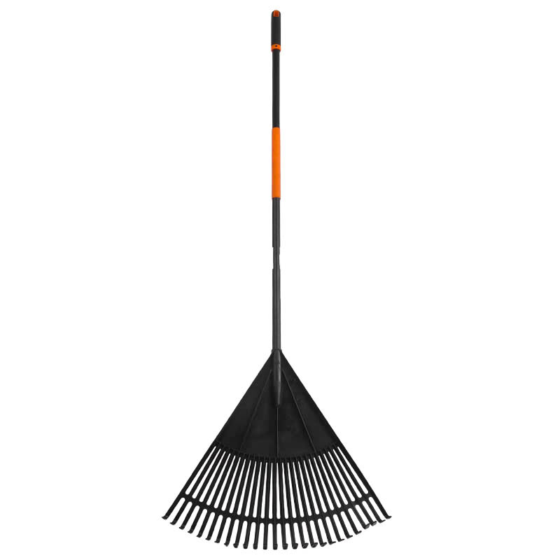 Грабли веерообразные Plantic Soil Care 23203-01 для листвы (26 зубцов, длина 1690 мм, ширина 600 мм)
