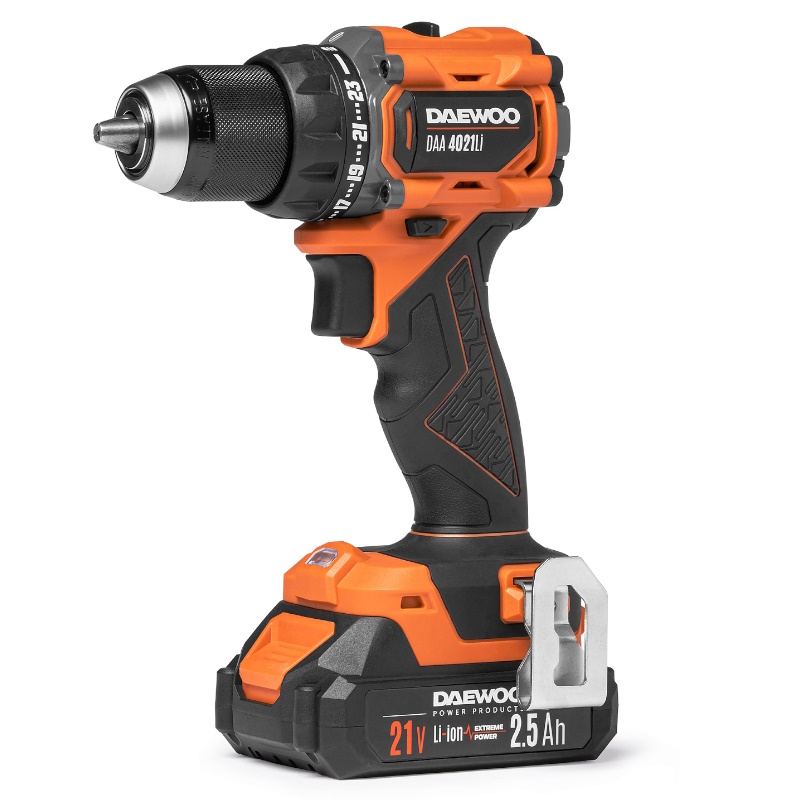 Дрель-шуруповерт аккумуляторная Daewoo DAA 4021Li SET BOX, с набором
