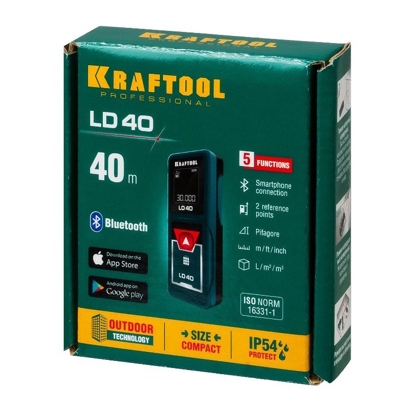 Лазерный дальномер Kraftool LD-40 34763, 5см-40м  в Иваново