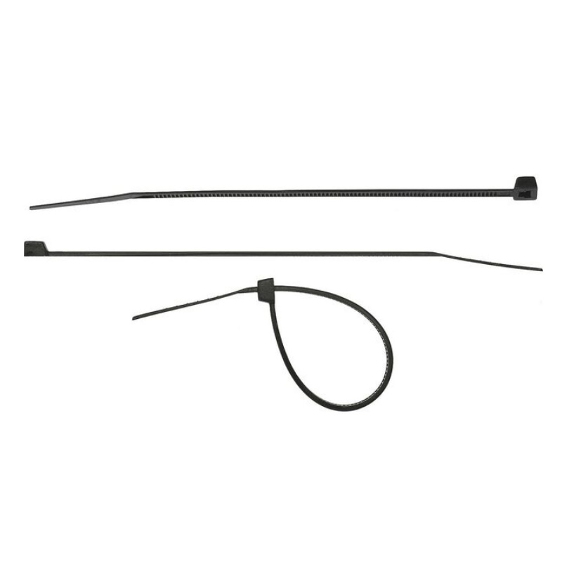 Хомуты-стяжки Сибин ХС-Ч 3788-48-500 черные 48x500мм нейлон РА66 100шт 296₽