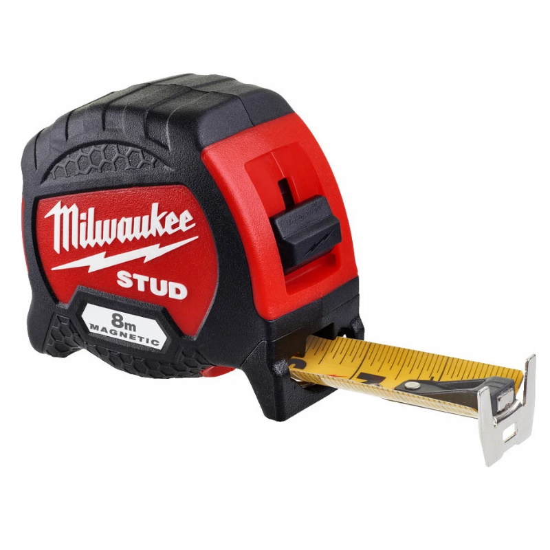 Рулетка Milwaukee STUD PREMIUM 4932471627 магнитная GEN II 8м ширина полотна 33мм 3740₽