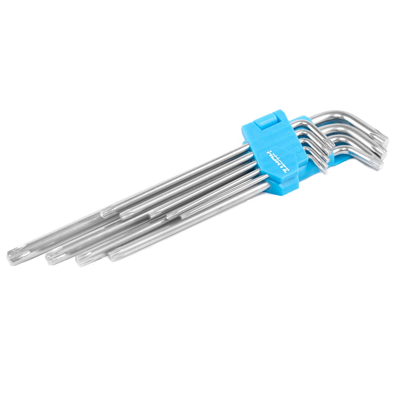 Набор ключей шестигранных удлиненных Hortz 1124022 Т10-Т50 9 шт Torx 662₽