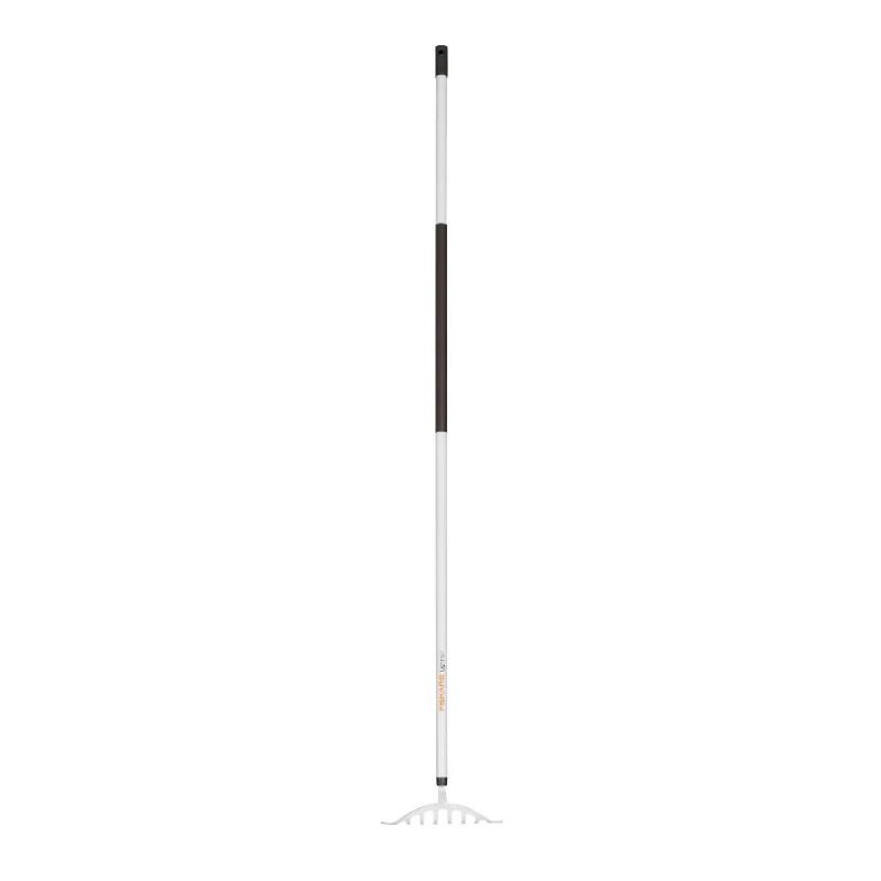 Грабли металлические для уборки клумб Fiskars Light 1019607, 1600х250 мм