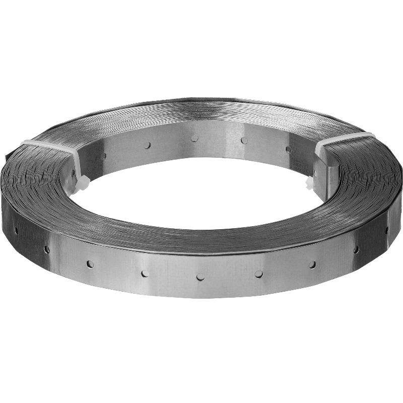 Лента ПТЛ Зубр 310248 20 x 055 мм 25 м цинк перфорированная тарная лента 612₽