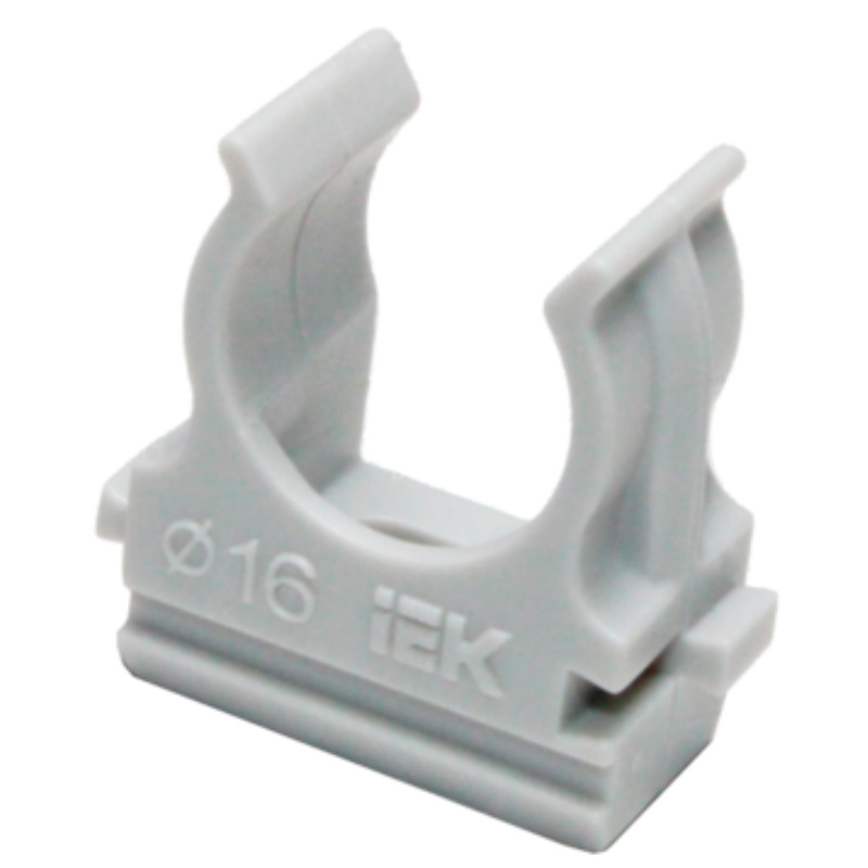 Держатель для труб IEK CTA10D-CF16-K41-100 с защелкой 16 мм 10₽