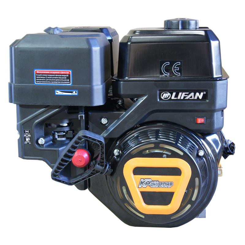 Двигатель бензиновый Lifan KP460 192F-2T, 3А, 20 л.с. в Туле