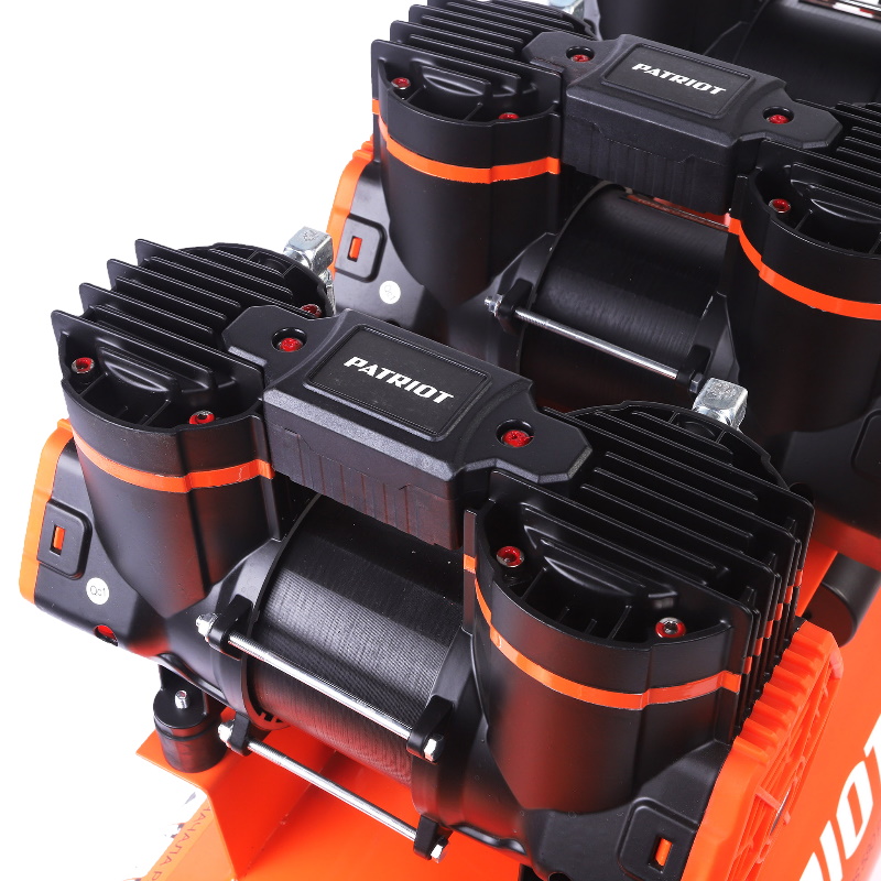 Компрессор поршневой безмасляный Patriot KDS 580 F100 526302499 580 лмин 285 кВт 8 бар 100 л 2800 обмин быстросъем елочка 14