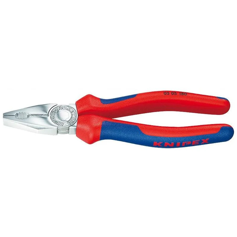 Плоскогубцы комбинированные Knipex KN-0305140 (140 мм, хром, 2-комп ручки) в Ярославле