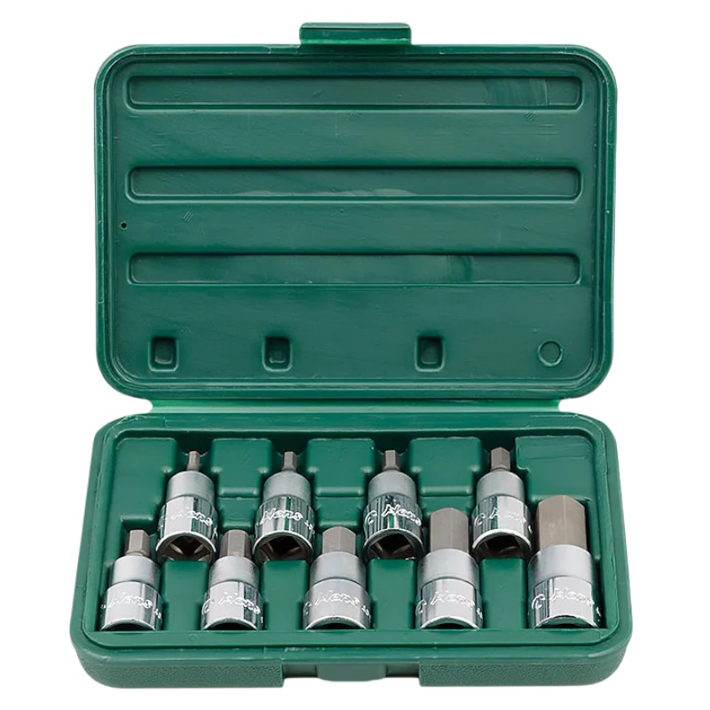 Набор головок шестигранных Hans 46026-9, 1/2", 4-17мм, 9 шт. в Туле