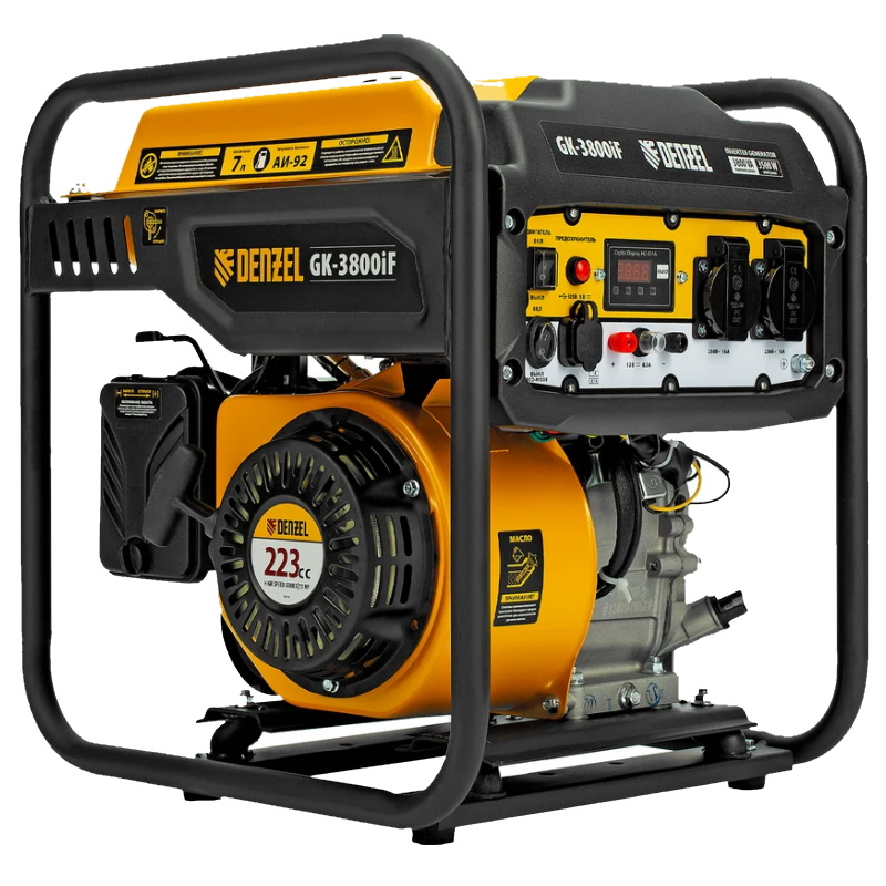 Инверторный генератор Denzel GK-3800iF, 94708 в Иваново