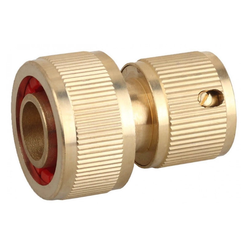 Быстросъёмный соединитель Grinda Expert 8-426130_z02 34 для шланга с автостопом из латуни 670₽