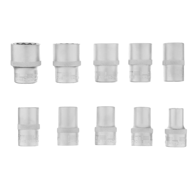 Набор торцевых головок Stels 13638, 1/2", 12-ти гр., CrV, 10шт., 10-22мм в Туле