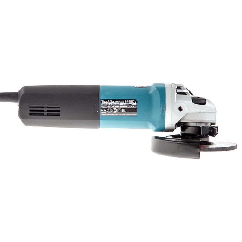Угловая шлифмашина (болгарка) Makita 9565CV, 125 мм, 1400 Вт, плавный пуск, регулировка оборотов в Твери