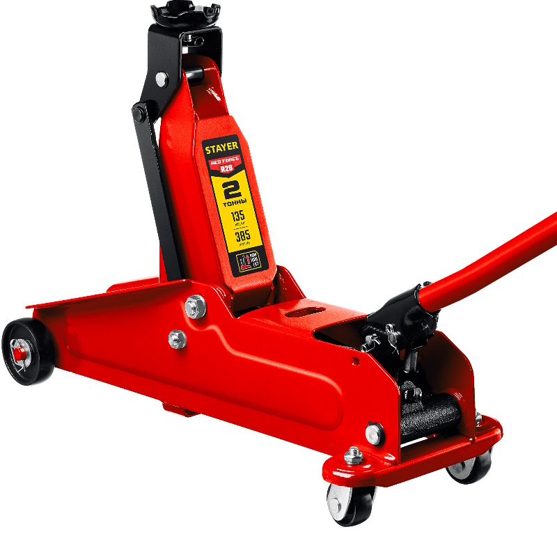 Домкрат подкатной Stayer RED FORCE R-28 43156-2 (с увеличенным подъемом, 2 т, 135 - 385 мм) в Рыбинске