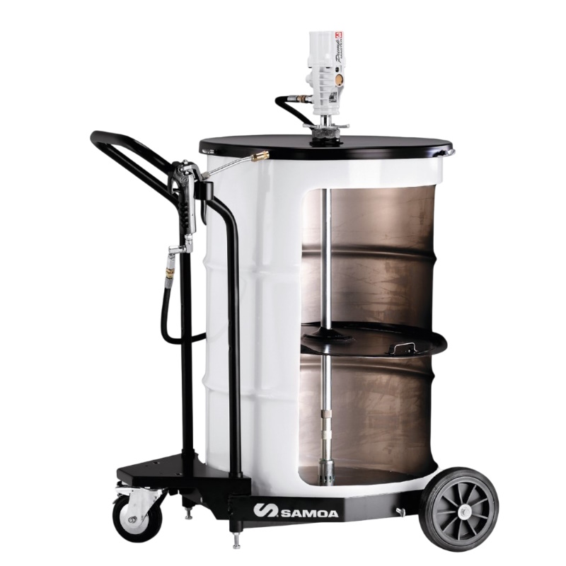 Мобильный пневматический солидолонагнетатель с насосом PM3 для бочек 185 кг Samoa 428243 136342₽
