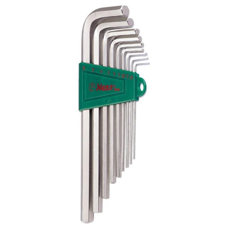 Набор Г-шестигранников Hans 16762-9M 15-10мм 9 пр 1838₽