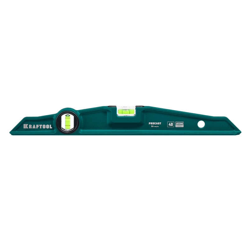 Уровень Kraftool "SUPERKRAFT-T" 34717-040, литой, 2 ампулы, 0,5 мм/м, 400 мм в Коврове